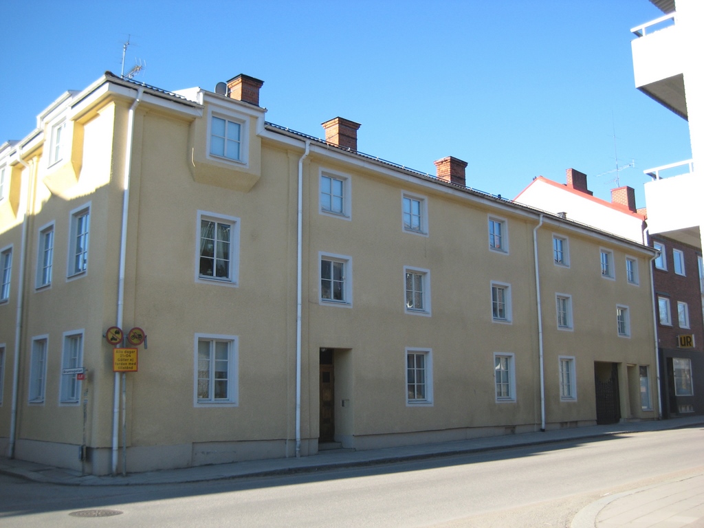 Byggnad 1A, fasad mot Kungsgatan