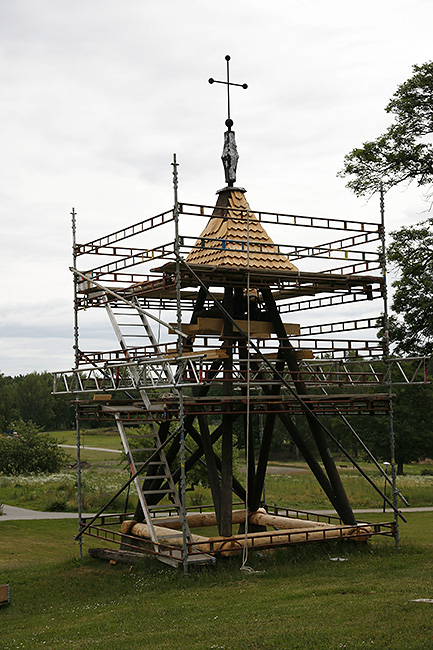 Sköndal 1:1, klockstapel, fr nordväst