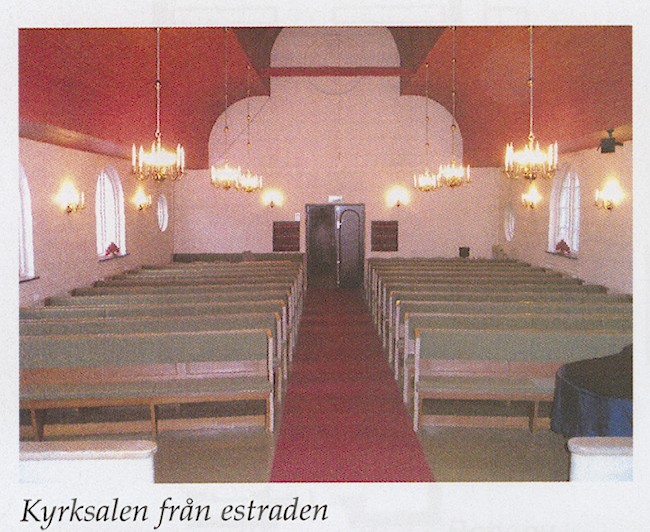 Kyrksalen från estraden