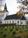 Frinnaryds kyrka och kyrkogård.