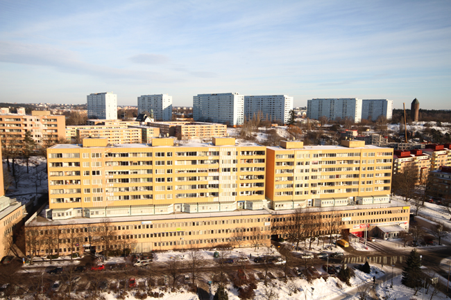 Hagalund, vy från Solna stadshus