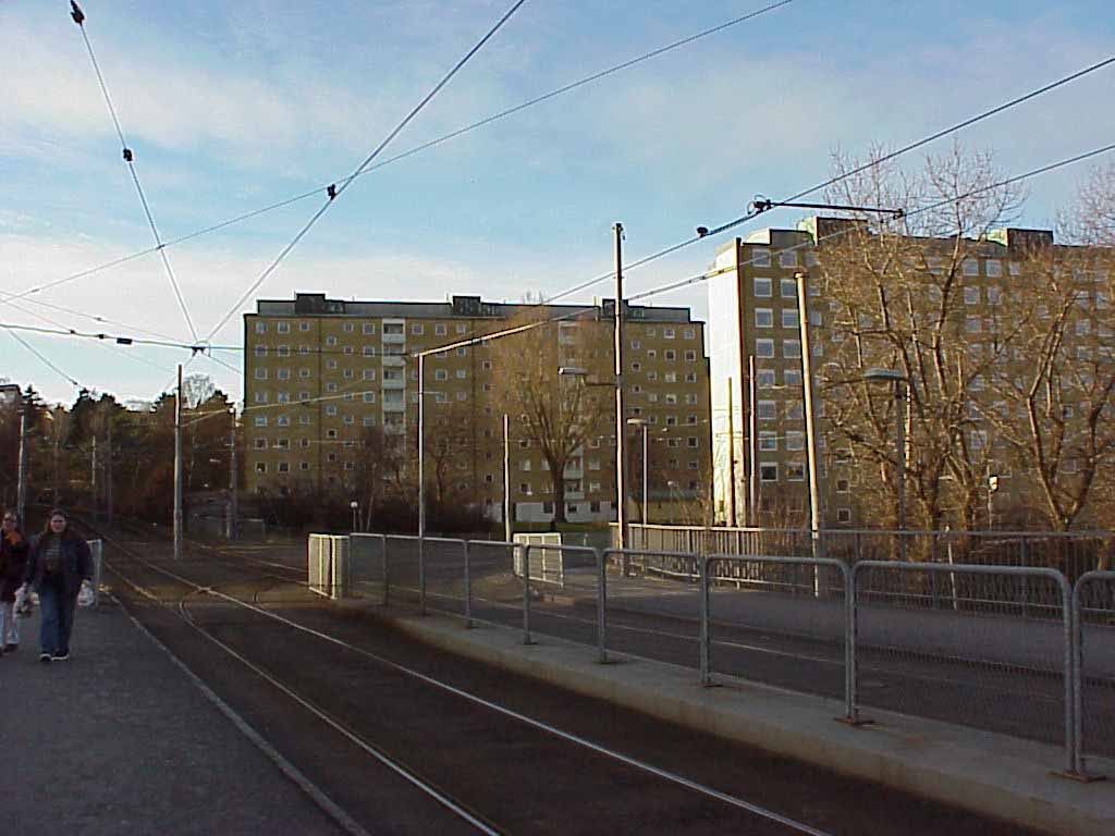 Skivhus vid Skepplandsgatan.