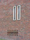 Björkekärrs kyrka, detalj fönster.