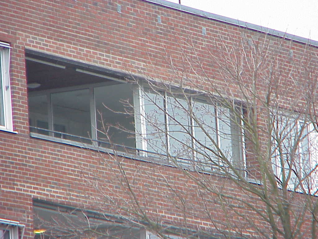 Toftaåsens sjukhem, detalj balkong.