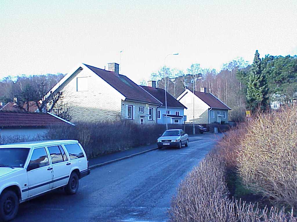 Småhusområde i Järnbrott.