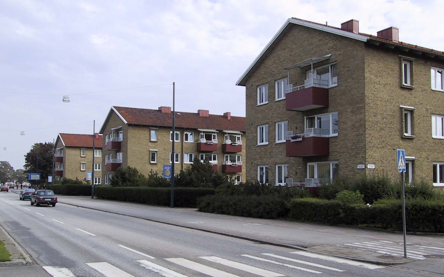 Kvarteret Kallan från Sallerupsvägen.