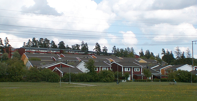Vy från Järvafältet. 
SAK09164 Stockholm, Akalla, Tavastehus 1-78, Tavastehusgatan 2-156, från V
























