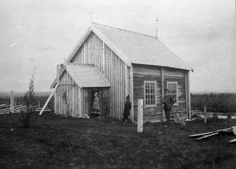 Handöls kapell från sydväst (foto omkr 1900)