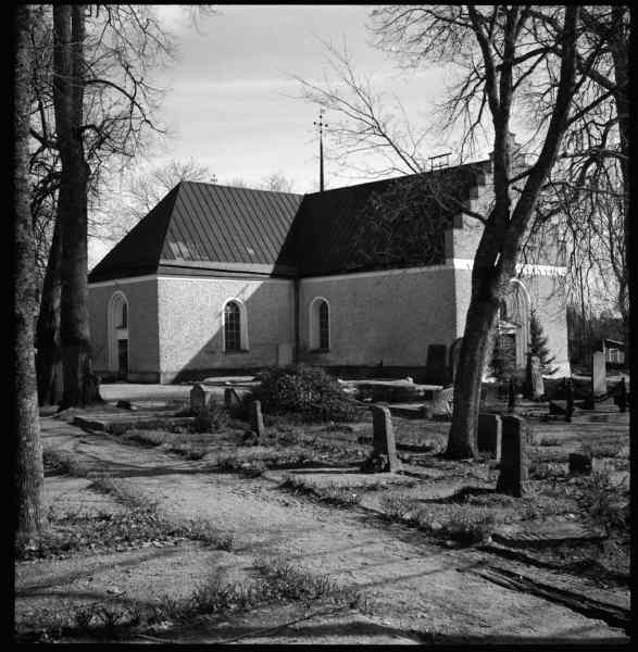 Lilla Malma kyrka från nordväst