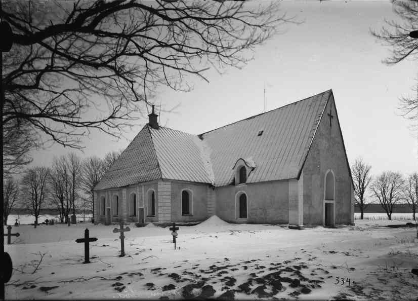 Stora Malms kyrka från nordväst