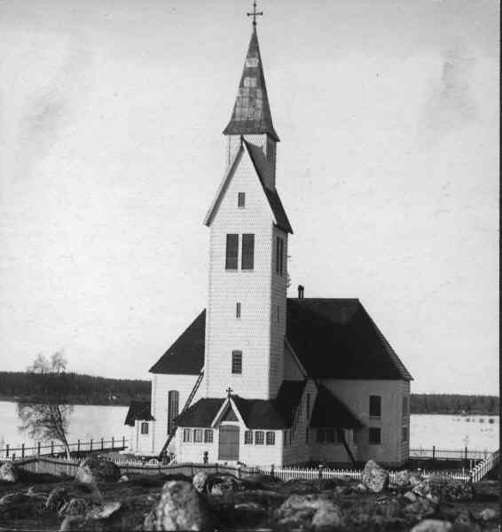 Arjeplogs kyrka från öster
