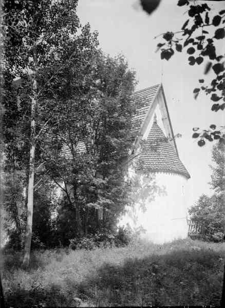 Hackås kyrka, östra delen från sydöst