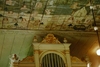 Forsby kyrka, orgelfasad samt Johan Risbergs 1700-talsmålningar föreställande yttersta domen.  Neg nr 02/138:14.jpg