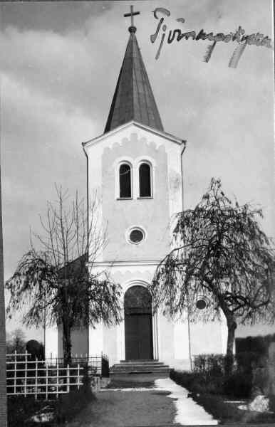 Tjörnarps kyrka mot väster