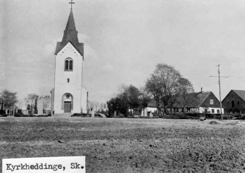 Kyrkheddinge kyrka mot väster