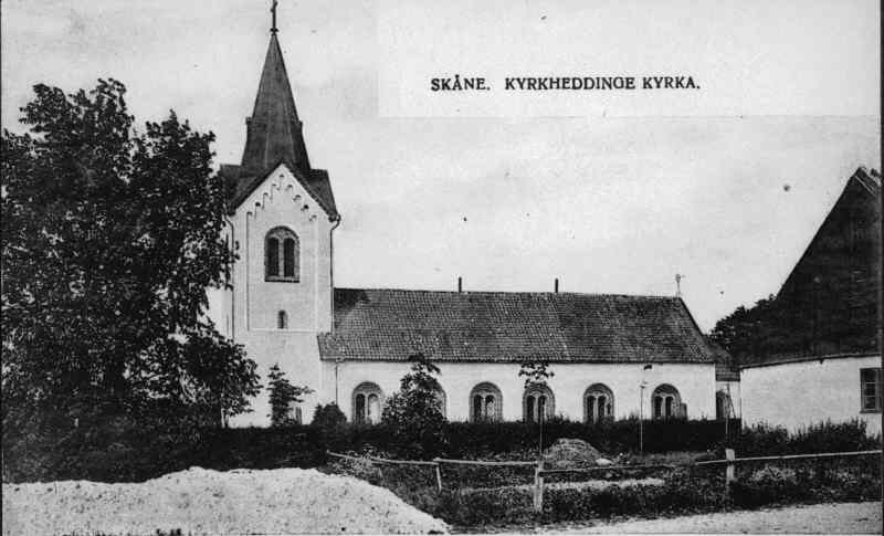 Kyrkheddinge kyrka mot söder