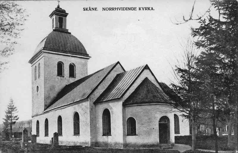 Norrvidinge kyrka mot sydöst
