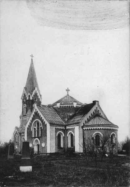 Lilla Beddinge kyrka mot sydöst