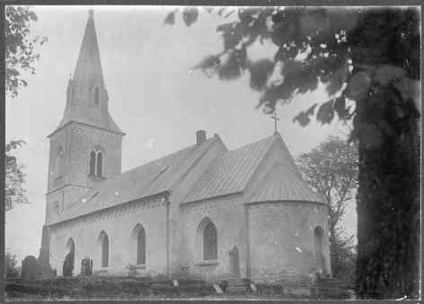 Stora Slågarps kyrka mot sydöst