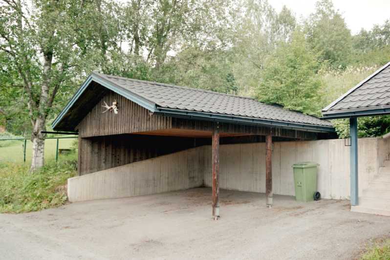 Carporten från syd.