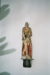 Holmetstads kyrka. Korväggens skulptur av aposteln Petrus. Neg.nr 03/207:15.jpg