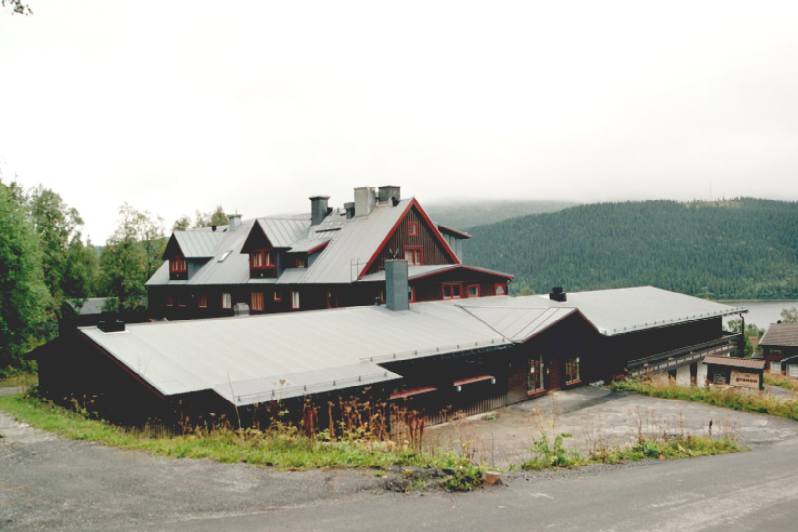 Anläggningen mot norr.