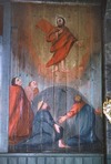 En Kristusbild från väggmålningarna.