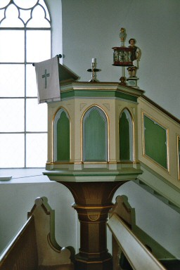 Synnerby kyrka, predikstol. Neg.nr 04/200:14.jpg