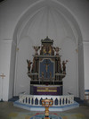 Altaruppsatsen i öster. 