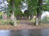 Västra Eds gamla kyrkogård, ingång till kyrkogården i söder.