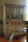 Kororgeln, byggd 1815. Orgeln skänktes 1872 till Lycke kyrka, där den stod fram till 1879-83. Orgeln stod sedan i Lycke skola där fram till 1940, då den återfördes till kyrkan. 
