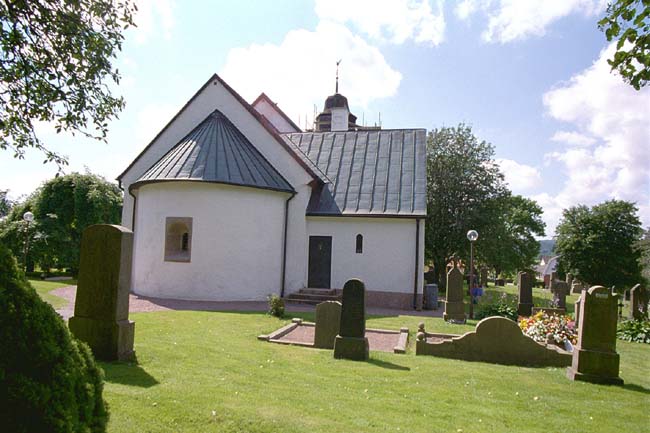 Slättåkra kyrka, fasad mot öster.