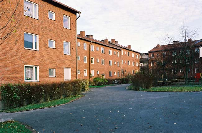 Paviljongen 2, hus nr 4 och 5, fr söder
