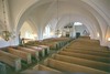 Våxtorps kyrka, interiör. Vy över långhuset mot koret.