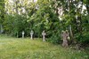 Gravkors från 1600- och 1700-talen på Södra Kedums kyrkogård. Neg.nr. 04/128:23. JPG.