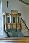 Predikstol i Ryda kyrka. Neg.nr. 04/129:18. JPG.