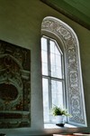 Fönstersmyg med dekor av Filip Månsson i Ryda kyrka. Neg.nr. 04/129:20. JPG.