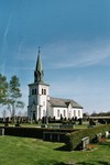Exteriör av Skarstad kyrka, ritad av J A Hawerman. Neg.nr. 04/110:13. JPG.