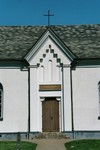 Mittportal på Skarstad kyrka. Neg.nr. 04/110:20. JPG.