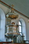Predikstol i Skarstad kyrka. Neg.nr. 04/111:18. JPG.