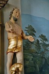 Träskulptur från barockaltaruppsats i Öttums kyrka. Neg.nr. 04/141:23. JPG.