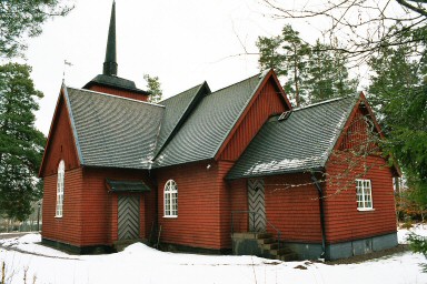 Exteriör av Forsviks kyrka. Neg.nr. 03/257:07. JPG. 