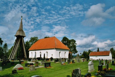 Daretorps kyrka och kyrkogård. Neg.nr. 04/193:07. JPG. 