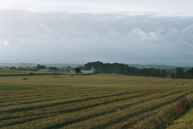 Hångsdala kyrkby på Falbygden. Neg.nr. 04/311:24. JPG. 