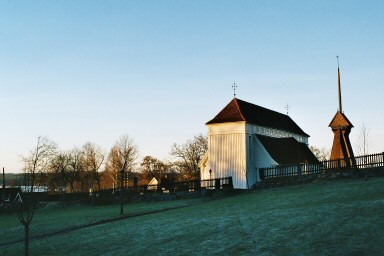 Stengårdshults kyrka och kyrkogård. Neg.nr. B963_054:17. JPG. 