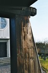 Detalj av klockstapel vid Stengårdshults kyrka. Neg.nr. B963_054:08. JPG. 