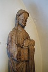 Medeltida träskulptur i Habo kyrka. Neg.nr. 04/179:13. JPG.