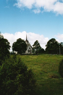 Bjurbäcks kyrka och kyrkogård. Neg.nr. 04/170:15. JPG. 