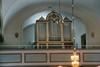 Orgel i Angerdshestra kyrka, byggd 1893 av Levin Johansson i Liared. Neg.nr. B963_063:23. JPG.