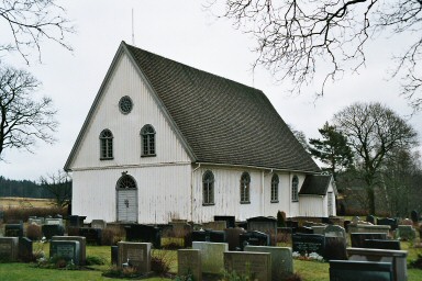 Exteriör av Norra Unnaryds kyrka. Neg.nr. B963_056:18. JPG. 